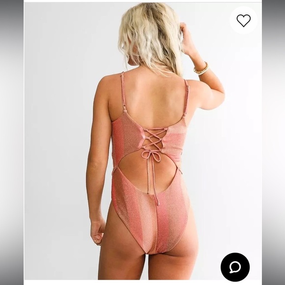 POWER 2 THE FLOWER Anita Swimsuit in Sunset Stripe Medium sold by BUCKLE 63 - Picture 3 of 13